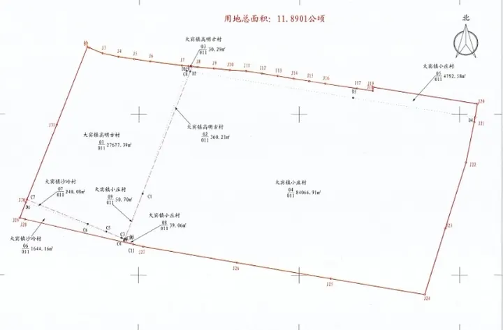 某勘测定界项目